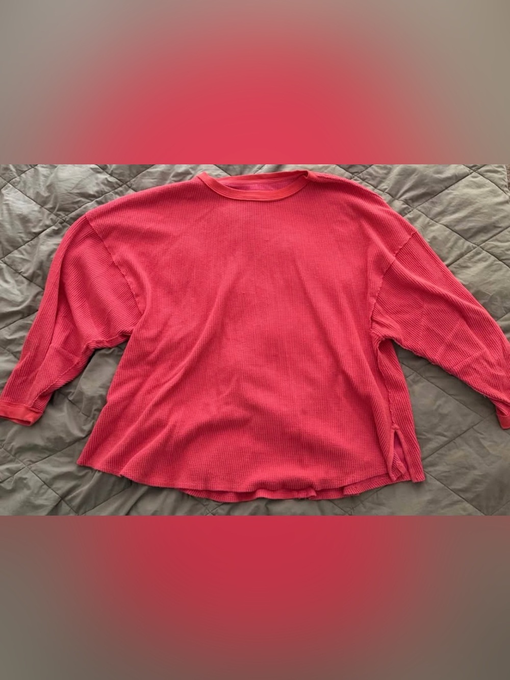 We The Free Pink/Red Sweater